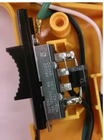 Figure 4.9: Heat Gun Switch 
