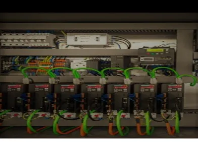 Fig 2: PLC control panel 