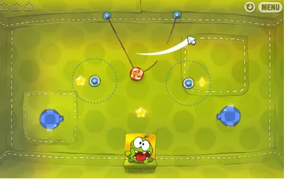 Fig. 16. Screenshot from Cut The Rope [43].