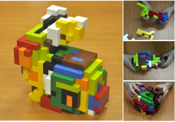 Fig. 6. An example interlocking puzzle with LEGO bricks, from [26].