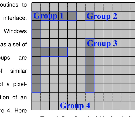 Figure 5: Pixel-groups in SegMan