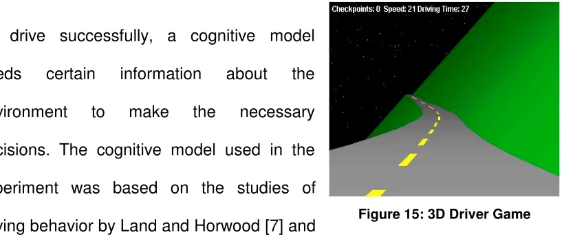 Figure 15: 3D Driver Game