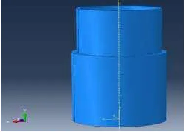 Figure shows the geometric model of a section of the bumper beam. The modeling has been done using SOLID works modeling software
