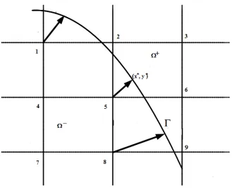 Figure 3.2 Interface, Regular and Irregular Points. 