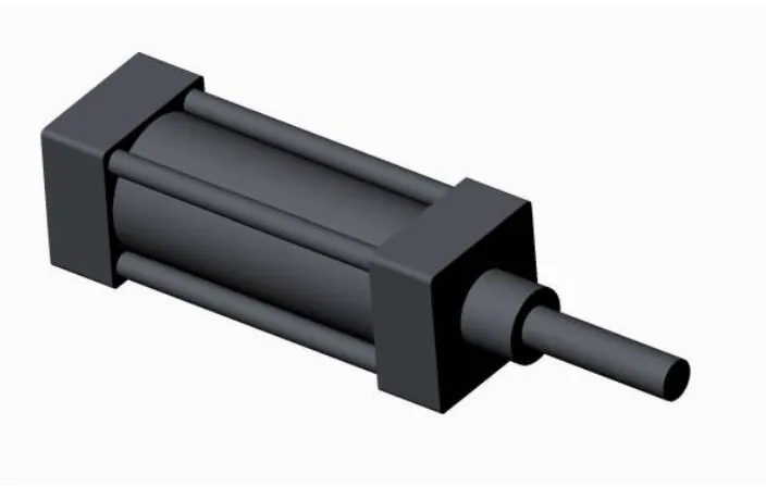 Figure 3.1 Pneumatic double acting cylinder  