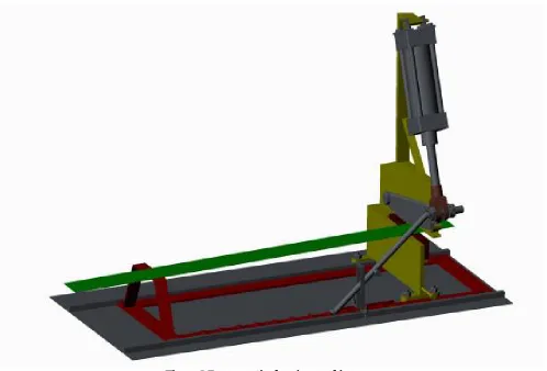 Figure 3.7  pneumatic shearing machine  