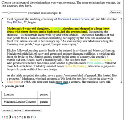 Figure 2: Interface for teacher step 1.