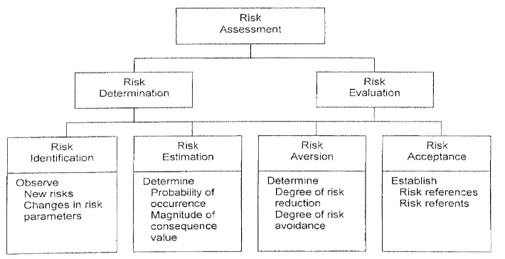 Figure 2: Risk Assessment Hierarchy (Rowe, 1977)  