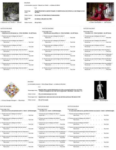 Figure 9: A screenshot of the website for the online experiment. The order of the scenarios and theselection of transition strategies differ among participants.
