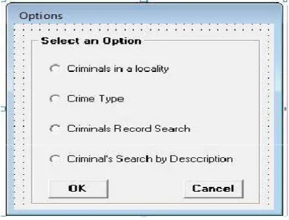 Fig 3. Options Dialog  