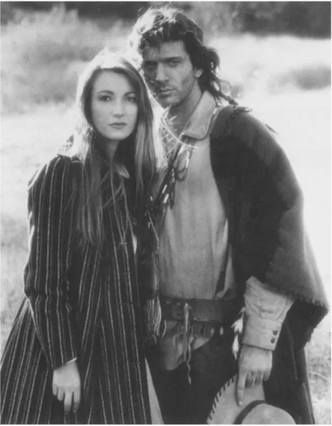 Figure l.2. Dr.  Quinn (Jane Seymour), medicine woman, with Sully (Joe Lando),  friend  of Cloud  Dancing