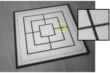 Figure 4.7: Example of an occluded crossed line feature.