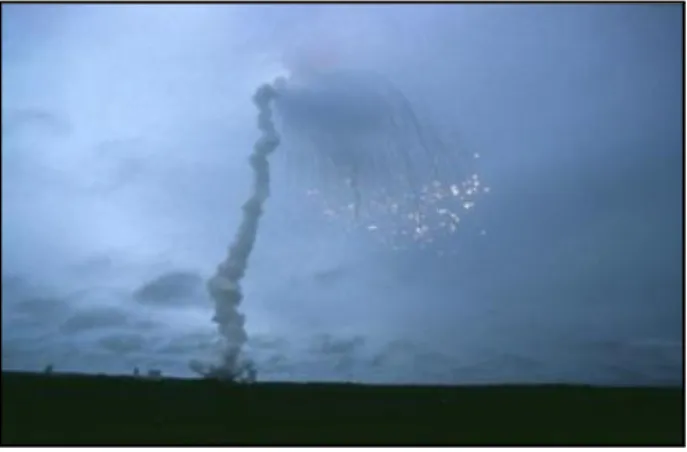 Figure 3.1: Ariane 5 rocket destruction after launch