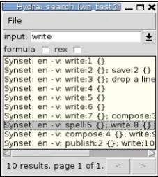 Figure 1: Search Window