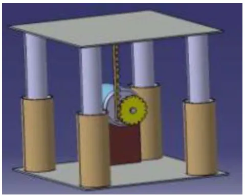 Fig 5.1 Foot Step Power Generation System  