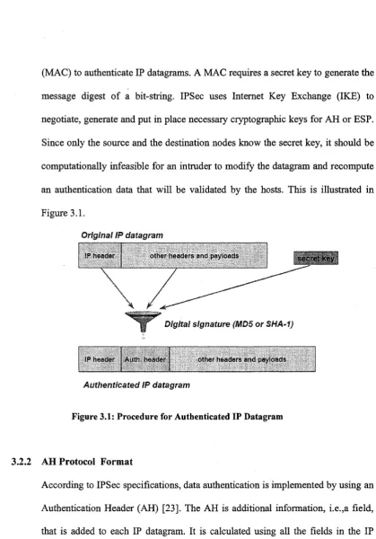 Figure 3.1.Original iP datagram