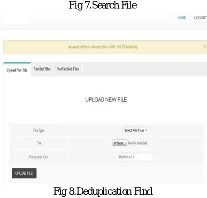 Fig 7.Search File 