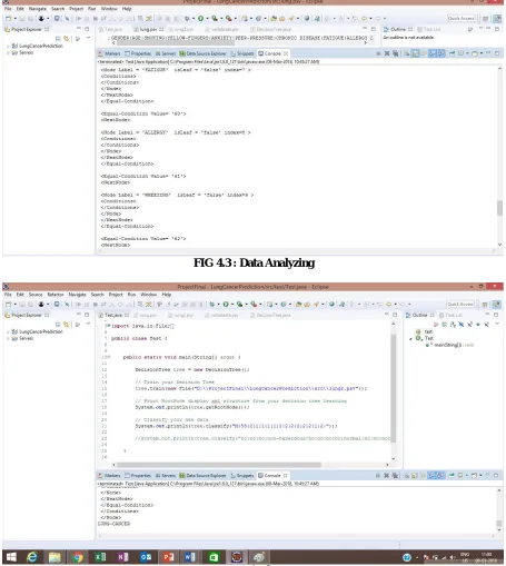 FIG 4.3 : Data Analyzing  