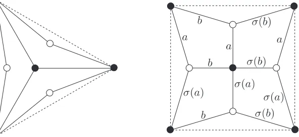 Figure 3. Elementary blocks to construct a discrete system with boundary.