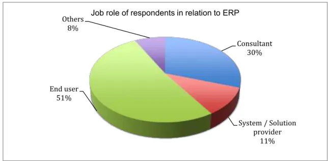 Figure 4-4: Graphical representation of experience in ERP implementation projects 