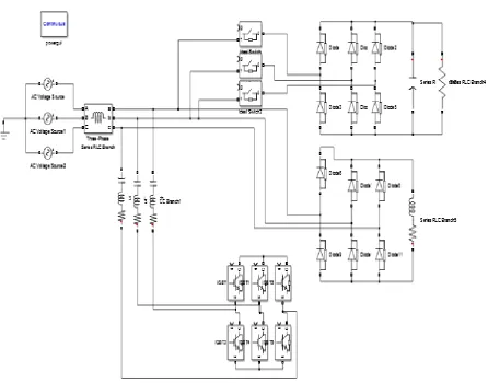 Fig 1 : Basic circuit of Shunt Hybrid Filter 