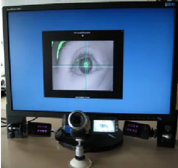 Figure 2.4: Remote eye tracking system implemented by San Agustin (2009).
