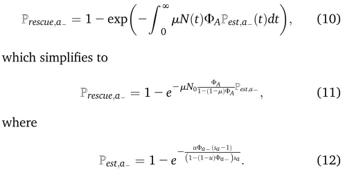 Figure 4A shows the mean time to extinction as a function