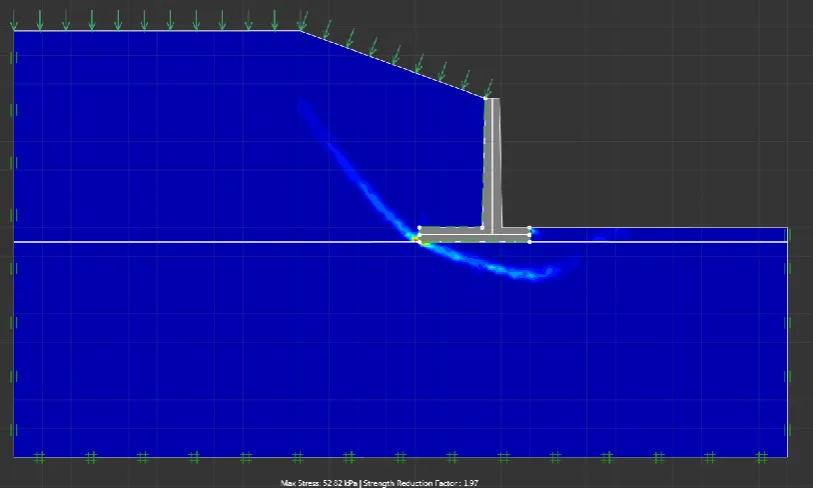 Figure 0.36 - Upper bound failure mode for case 18 