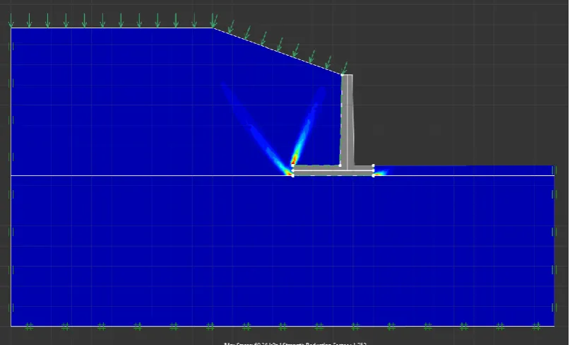 Figure 0.67 - Lower bound failure mode for case 34 