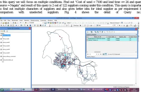 Fig. 4. Detail of Query No.2. 