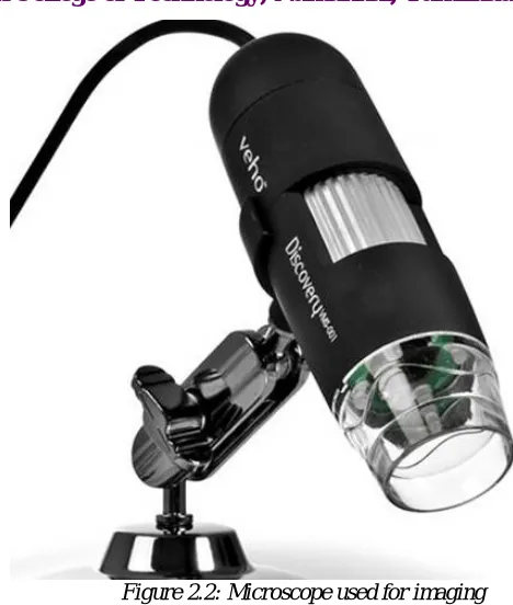 Figure 2.2: Microscope used for imaging  
