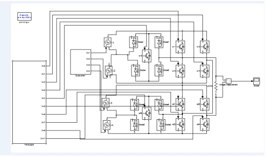 Fig. 3 Simulink model of  proposed structure 