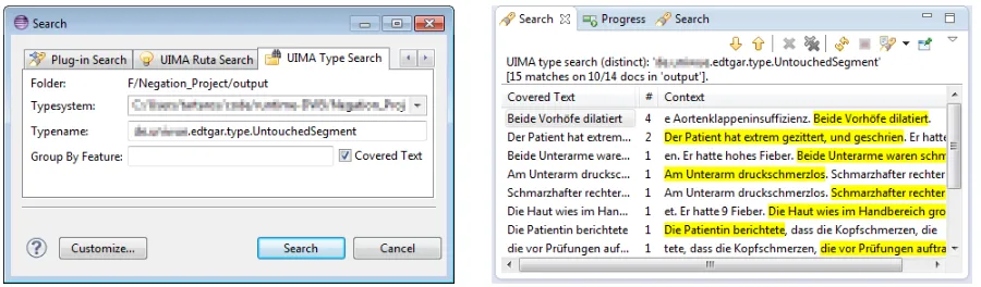 Figure 3: Generic Search Components