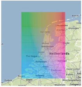 Figure 2. 2D colour space for encoding spatial position. 
