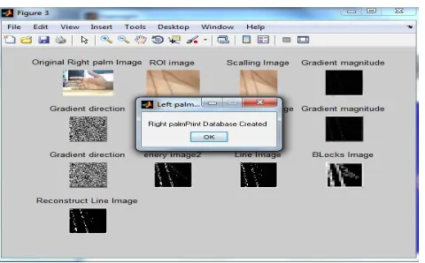Fig 3:Right Palm Print Creation 