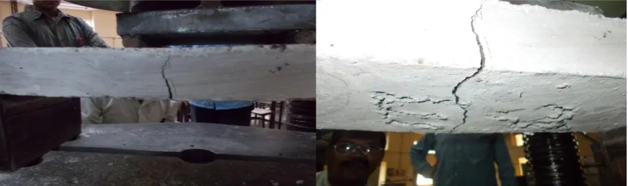 Fig. 11.Top view of crack pattern for 20mm and 30mm thick panel 