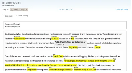 Figure 1: The WAMP annotation interface