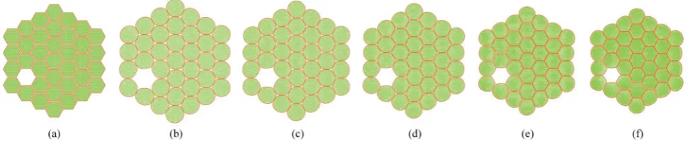 Fig. 18InRﬂuence of moisture content reduction for cellular geometric property variations of tissues with voids: (a) A/A0