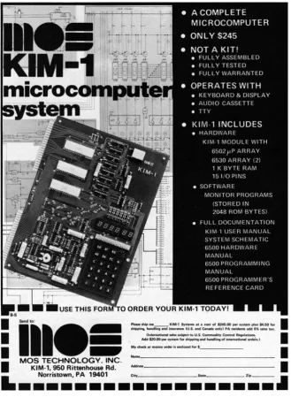 Fig. 1.1  Tens of thousands of KIM-1s were sold to budding engineers from its debut in late 1975 till 1980