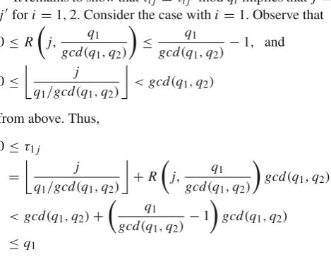 Fig. 3 A solution for Example