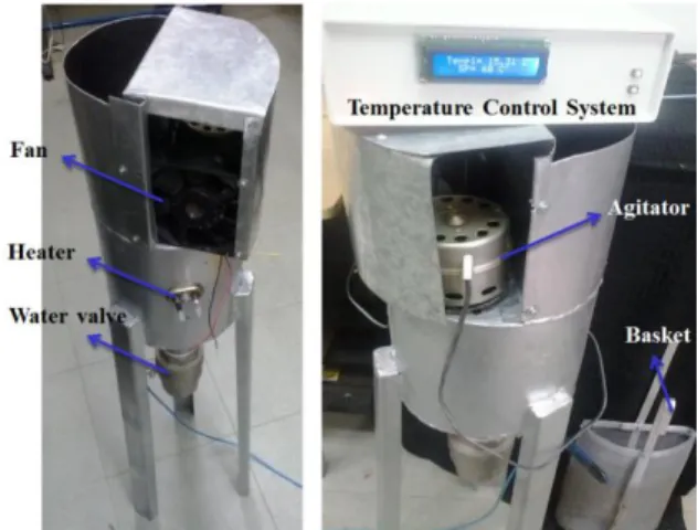 Fig. 1. Setup of the paddy soaking system. 