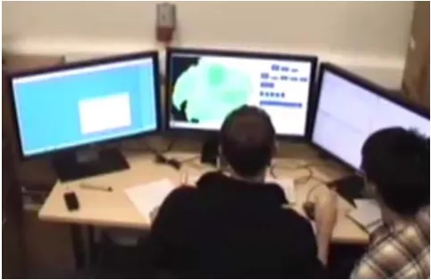 Figure 4 - The M-sieve setup for the assessment in the usability lab. 