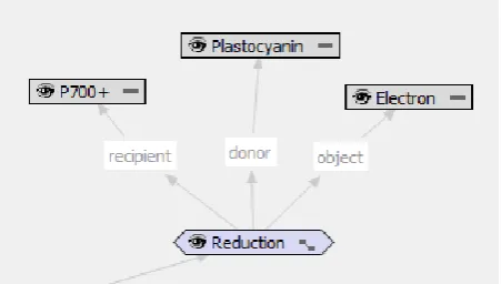 Figure 7: Concept map for the event ’Reduction’