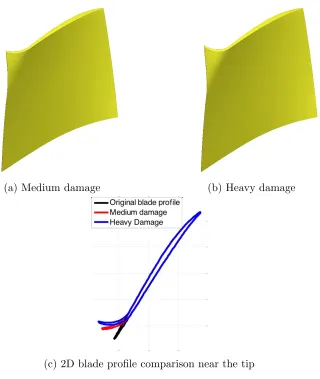 Figure 12: Curl damage at leading edge