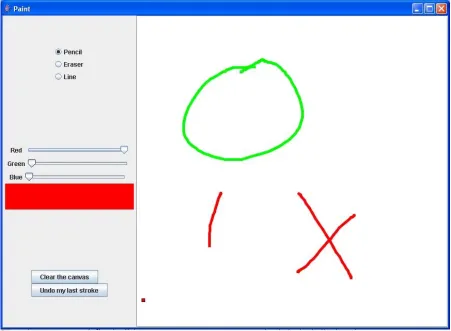 Figure 1. The Paint application 