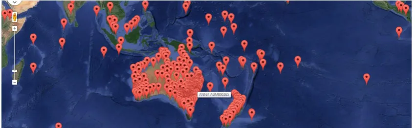 Figure 3.6  IGS Tracking Network (International GNSS Service, 2014) 