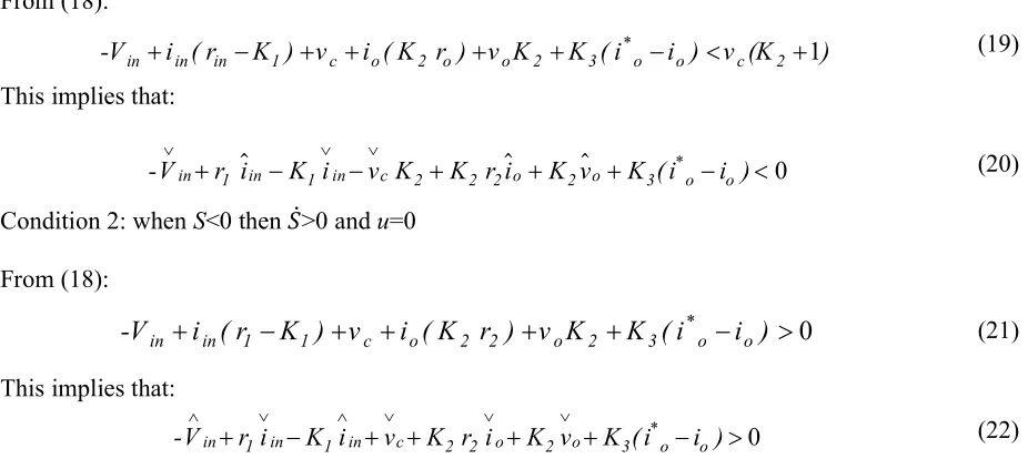 Fig. 4 while the associated existence equations are listed in Table 7.  