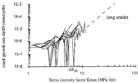 Figure 2. Typical Growth Behavior of Micro-Cracks 