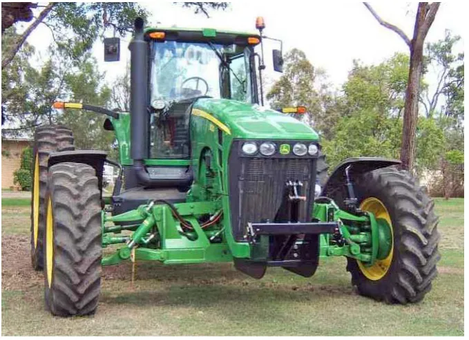 Figure 4.4: Original John Deere 8350 Tractor axle.  (Source- John Deere)