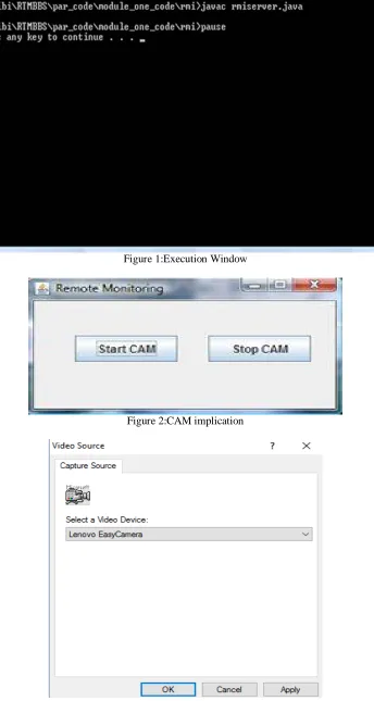 Figure 1:Execution Window  
